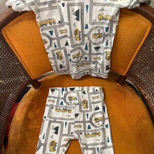 toddler's two-piece pajama or lounge set